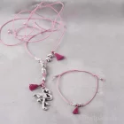 Artikelbild 2 des Artikels “Schmuckset - Vaia Flamingo für 1 Kette und 1 Armband “