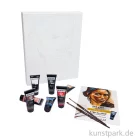 Artikelbild 2 des Artikels “Sennelier Abstract Acryl Malset mit Vorlage - Kabari Portrait “