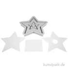 Artikelbild 2 des Artikels “Silikon Gießform - Kerzenständer Stern, 18,5 x 18,5 x 2,5 cm “