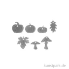Artikelbild 2 des Artikels “Silikon Gießform - Kürbis, Pilz, Blatt, 7 Motive, 14,5 x 26 x 1 cm “