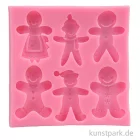 Artikelbild 2 des Artikels “Silikon-Gießform - Lebkuchen Figuren, 9,5 x 9,5 cm “