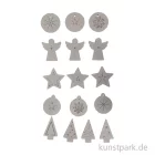 Artikelbild 2 des Artikels “Silikon Gießform - Mini Dekoformen Xmas, 16 Motive, 14,5 x 26 x 1 cm “