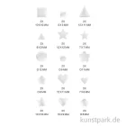 Artikelbild 2 des Artikels “Silikon Gießform - Mini Schmuck Formen “