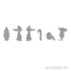 Artikelbild 2 des Artikels “Silikon Gießform - Rentierfreunde, 6 Motive, 14,5 x 26 x 1 cm “