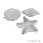 Artikelbild 2 des Artikels “Silikon Gießformen Set - Seestern + Muscheln, Dekoschalen, 3-teilig “