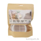 Artikelbild 2 des Artikels “Silikonform Dose mit Deckel, geriffelt, Durchmesser 10,8 cm, H 5,8 cm “