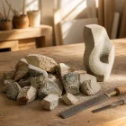 Artikelbild 2 des Artikels “Speckstein Rohlinge in verschiedenen Farben, asbestfrei, 1,5 kg “