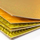 Artikelbild 2 des Artikels “Spiegelkarton-Block, A4, Golden Holo Mix, 12 Blatt, 230g “