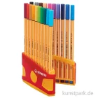 Artikelbild 2 des Artikels “STABILO Point 88 Fineliner 20er Kunststoffetui ColorParade “