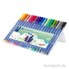 Artikelbild 2 des Artikels “STAEDTLER Fasermaler triplus color 20er Set im Kunststoffetui “