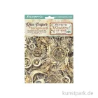 Artikelbild 2 des Artikels “Stamperia Reispapier Selection - Gardens of Time Backgrounds, A6 “