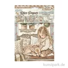 Artikelbild 2 des Artikels “Stamperia Reispapier Selection - White Christmas, 8 Blatt, A6 “