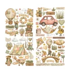 Artikelbild 2 des Artikels “Stamperia Rub On Transferfolien - Cozy Family, 6 Blatt “