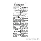 Artikelbild 2 des Artikels “Stamperia Schablone - Create Happiness Diary Dictionary, 12 x 25 cm “