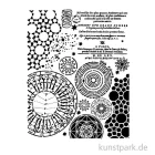 Artikelbild 2 des Artikels “Stamperia Schablone - Fortune Macrocosm Patterns, 20 x 25 cm “