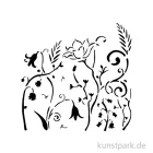 Artikelbild 2 des Artikels “Stamperia Schablone - Hidden Grove Flowers, 12 x 12 cm “