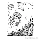 Artikelbild 2 des Artikels “Stamperia Schablone - Songs of the Sea Jellyfish, 20 x 25 cm “
