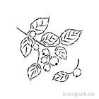 Artikelbild 2 des Artikels “Stamperia Schablone - Whispering Woods Berries, 12 x 12 cm “