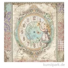 Artikelbild 2 des Artikels “Stamperia Scrappapier - Alice Clock, 30,5x30,5 cm “