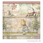 Artikelbild 2 des Artikels “Stamperia Scrappapier - Alice Humpty Dumpty, 30,5x30,5 cm “