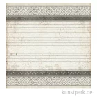 Artikelbild 2 des Artikels “Stamperia Scrappapier - Calligraphy Patchwork of Labels, 30,5x30,5 cm “
