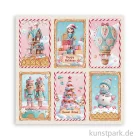 Artikelbild 2 des Artikels “Stamperia Scrappapier - Candy Christmas 6 Cards, 30,5 x 30,5 cm “