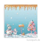 Artikelbild 2 des Artikels “Stamperia Scrappapier - Candy Christmas Snowmen, 30,5 x 30,5 cm “