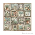 Artikelbild 2 des Artikels “Stamperia Scrappapier - Herbarium Silvae Frames, 30,5 x 30,5 cm “