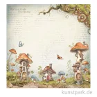 Artikelbild 2 des Artikels “Stamperia Scrappapier - Hidden Grove Mushroom Houses, 30,5 x 30,5 cm “