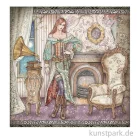 Artikelbild 2 des Artikels “Stamperia Scrappapier - Lady Vagabond Lifestyle Gramophone 30,5x30,5cm “
