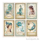 Artikelbild 2 des Artikels “Stamperia Scrappapier - Masquerade 6 Cards, 30,5 x 30,5 cm “