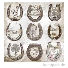 Artikelbild 2 des Artikels “Stamperia Scrappapier - Romantic Horses Horseshoe, 30,5 x 30,5 cm “