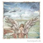 Artikelbild 2 des Artikels “Stamperia Scrappapier - Sir Vagabond Wings, 30,5 x 30,5 cm “