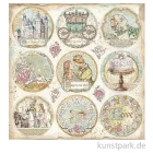Artikelbild 2 des Artikels “Stamperia Scrappapier - Sleeping Beauty Rounds, 30,5x30,5 cm “