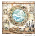 Artikelbild 2 des Artikels “Stamperia Scrappapier - Songs of the Sea Portholes, 30,5 x 30,5 cm “