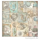 Artikelbild 2 des Artikels “Stamperia Scrappapier - Songs of the Sea Texture, 30,5 x 30,5 cm “