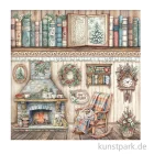 Artikelbild 2 des Artikels “Stamperia Scrappapier - The Owl's House Fireplace, 30,5 x 30,5 cm “