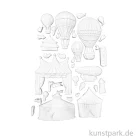 Artikelbild 2 des Artikels “Stamperia Silikon Gießform - Alice in Christmas Circus Air Balloons A5 “