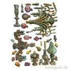 Artikelbild 2 des Artikels “Stamperia Silikon Gießform - Masquerade Candle Holders, A5 “
