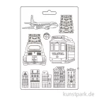 Artikelbild 2 des Artikels “Stamperia Soft Mould (Gießform) - Art of Travelling Transports, A4 “