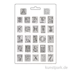 Artikelbild 2 des Artikels “Stamperia Soft Mould (Gießform) - Master of Magic Alphabet, A4 “