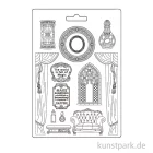 Artikelbild 2 des Artikels “Stamperia Soft Mould (Gießform) - Master of Magic Room, A4 “