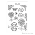 Artikelbild 2 des Artikels “Stamperia Soft Mould (Gießform) - Vagabond Fantasy World Sunflower, A4 “