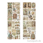 Artikelbild 2 des Artikels “Stamperia Washi Pad - Alterego, 8 Blatt, A5 “
