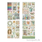 Artikelbild 2 des Artikels “Stamperia Washi Pad - Daisy Art, 8 Blatt, A5 “