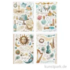 Artikelbild 2 des Artikels “Stamperia Washi Pad - Masquerade, 8 Blatt, A5 “