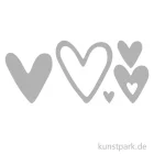 Artikelbild 2 des Artikels “Stanzschablonen Set - Hearts, 3 Stück “
