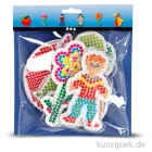 Artikelbild 2 des Artikels “Steckbrett für Bügelperlen - Kinder und Blumen, 6 Stück sortiert “