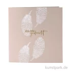 Artikelbild 2 des Artikels “Stempel - Feder mit Punkten, 4 x 8 cm “