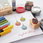 Artikelbild 2 des Artikels “Stempel - Frohes Fest mit Schnörkel, 3 x 8 cm “